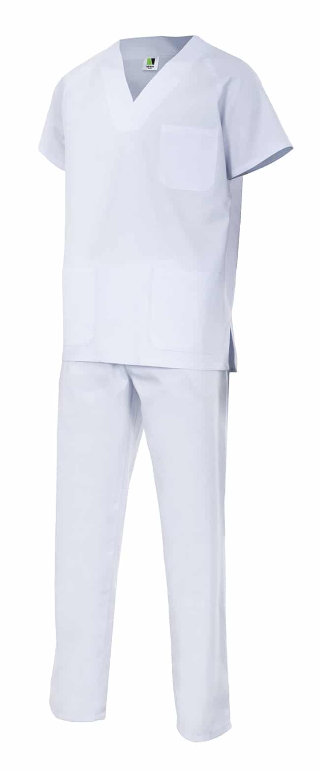 Velilla 800 Conjunto Pijama Basic Blanco