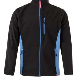 Velilla 201504 Chaqueta Polar Bicolor Negro Celeste