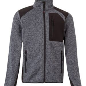 Velilla 206008 Chaqueta De Punto Afelpado Gris Negro
