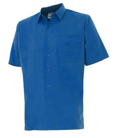 Velilla 531 Camisa Manga Corta Azulina