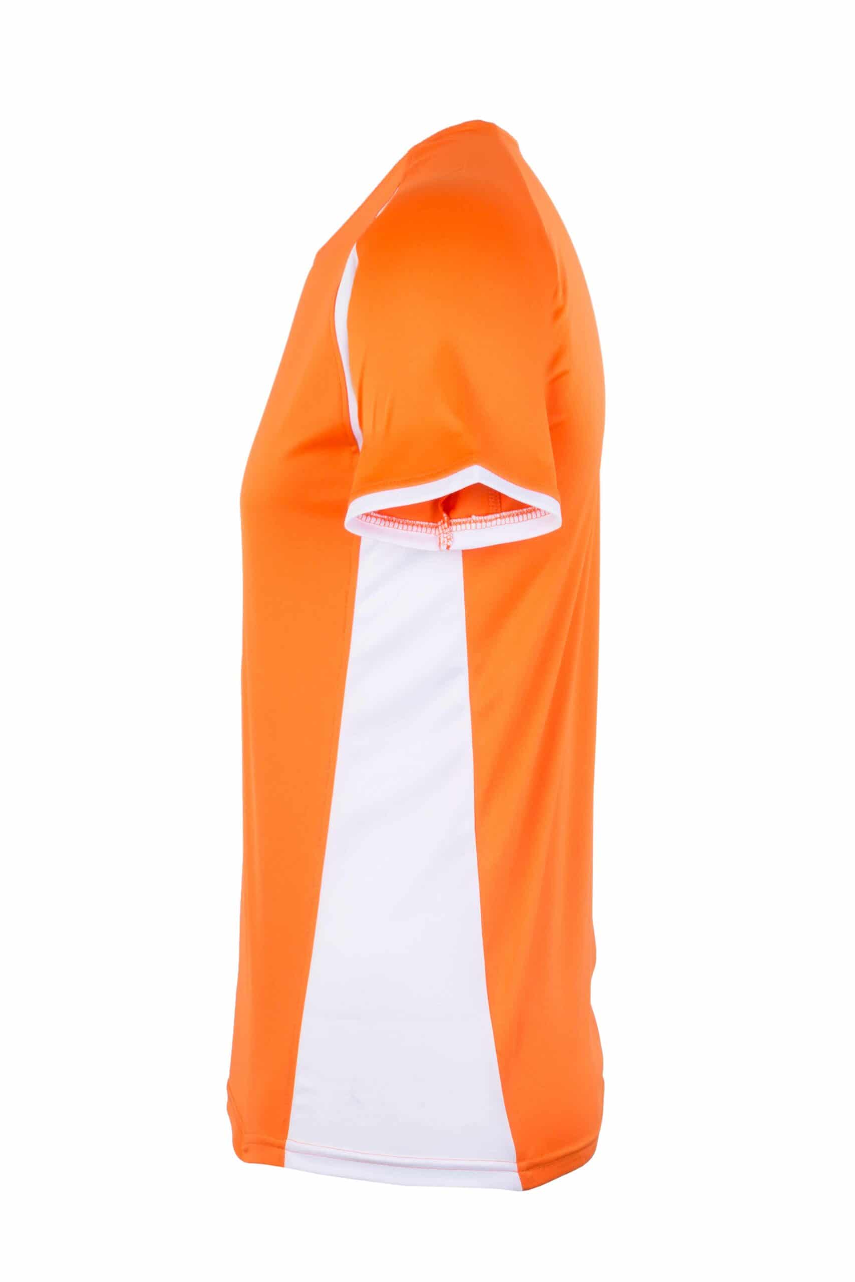 Mukua Mk530v Mukua Camiseta TÉcnica Manga Corta Bicolor Orange White 3