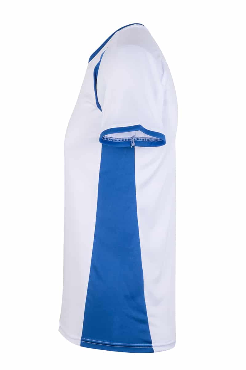 Mukua Mk530v Mukua Camiseta TÉcnica Manga Corta Bicolor White Royal Blue 3