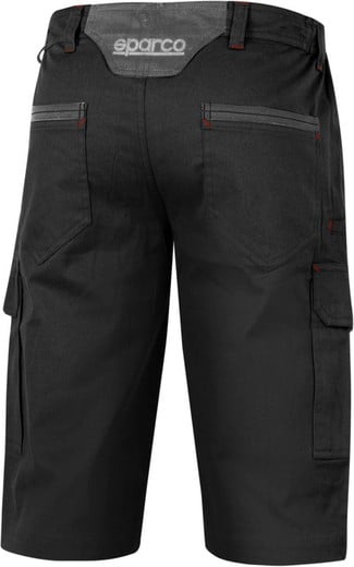 Sparco 02410nr Trousers Bermuda Black 1