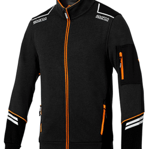 Sparco Tech Full Zip Alabama 02429nraf Black Orange