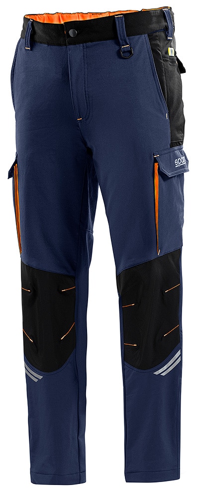 Sparco Tech Trousers Oregon 02417bmaf Blue Orange