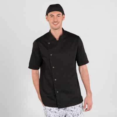 Gary´s 945100 Chaqueta Cocina Unisex Luque Mc Negro