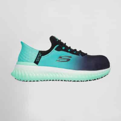 Skechers Sk108152ec Slip Ins Work Tilido Mujer Celeste 1