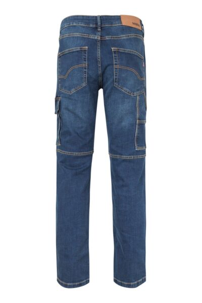 Velilla 103028s Pantalón Denim Stretch Multibolsillos 1
