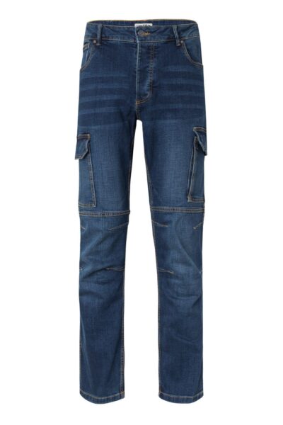 Velilla 103028s Pantalón Denim Stretch Multibolsillos