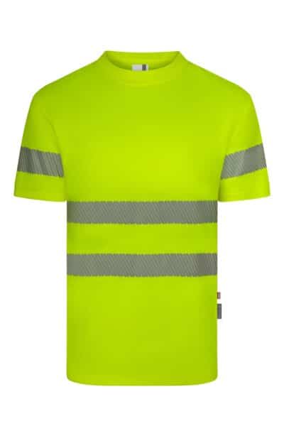 Velilla 305632 Camiseta Manga Corta Cinta Segmentada Amarillo Flúor