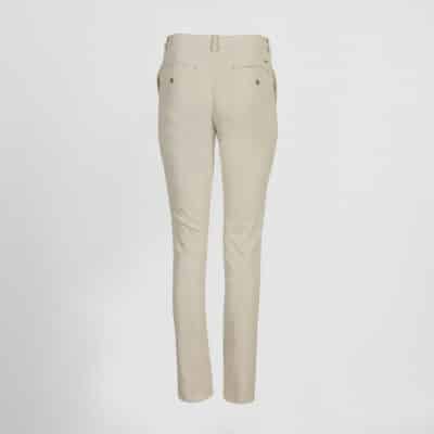 Pantalón Chino Mujer T400 Beige 1